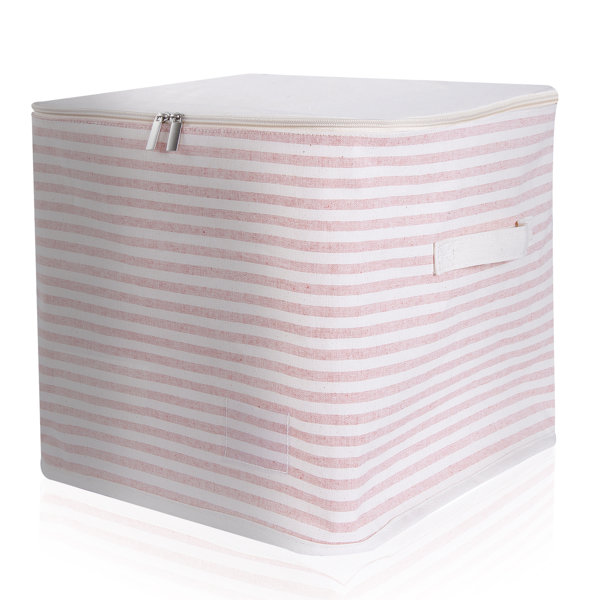 Harriet Bee Collapsible Zipper Storage Bin Wayfair
